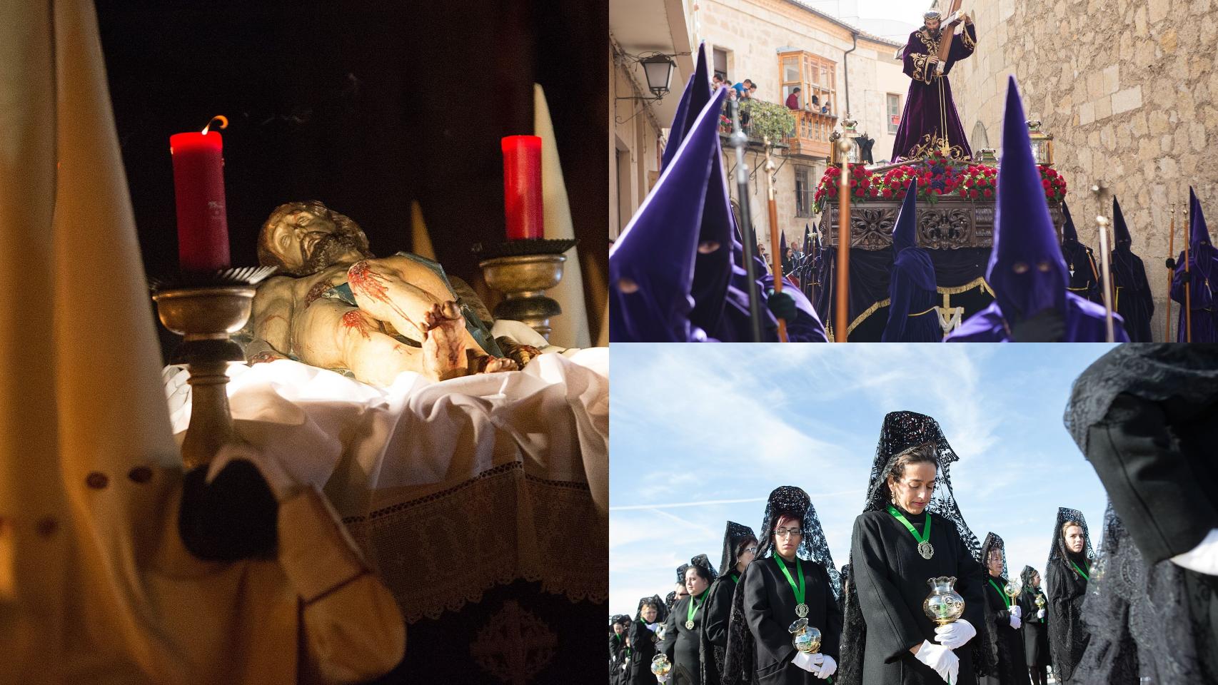 Procesiones de la Virgen de la Esperanza, la Santa Vera Cruz y el Yacente | JL Leal - ICAL