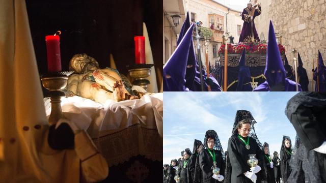 Procesiones de la Virgen de la Esperanza, la Santa Vera Cruz y el Yacente | JL Leal - ICAL