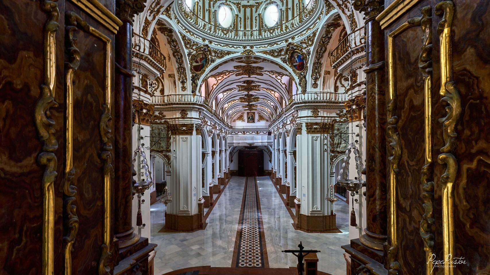 Nave central de los Mártires.