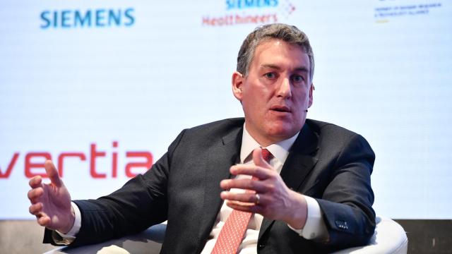 Colman Deegan, consejero delegado de Zayo Europa y exCEO de Vodafone España, durante su participación en la edición de 2022 de Wake Up, Spain!