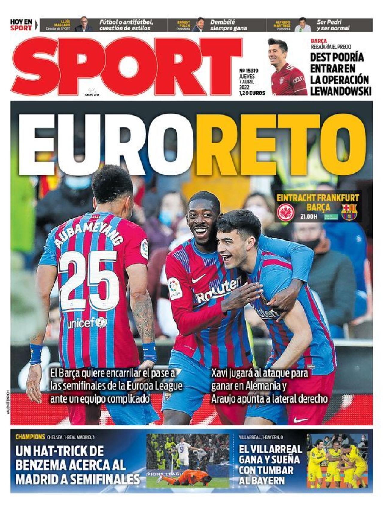 Portada SPORT