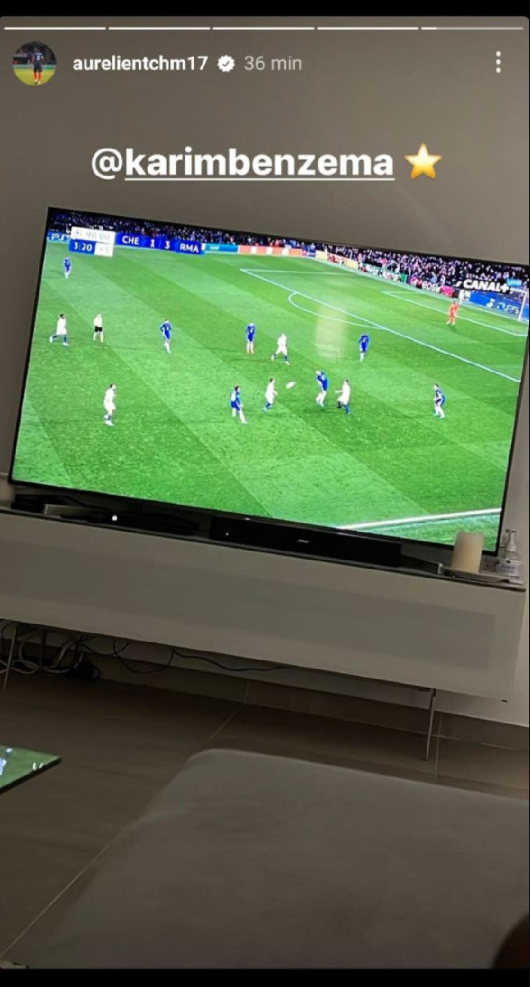 El mensaje de Tchouameni a Benzema