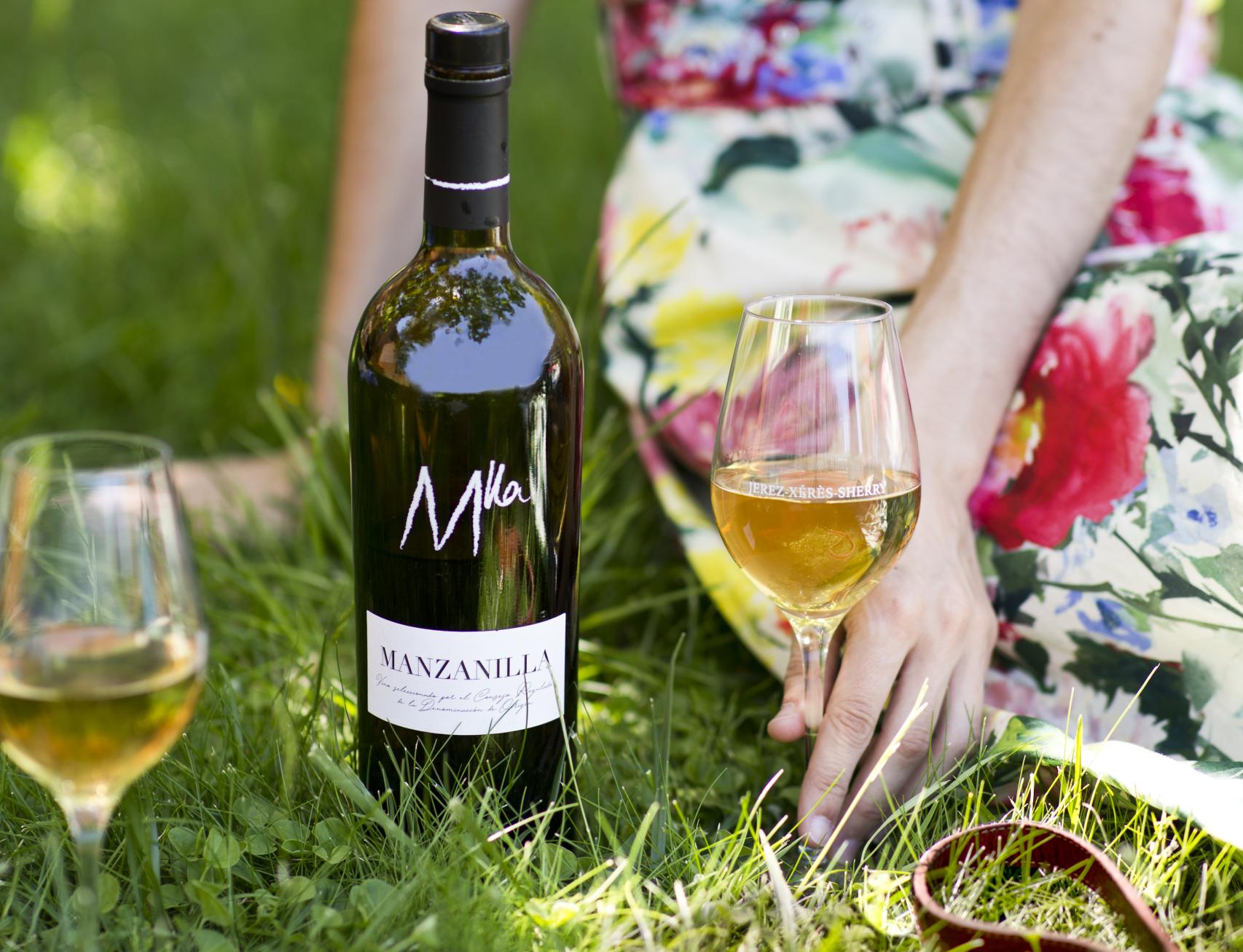 Vino manzanilla.