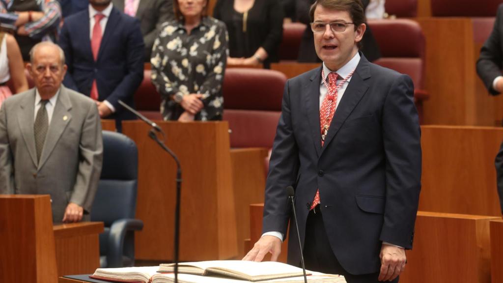 Toma de posesión de Alfonso Fernández Mañueco como presidente de la Junta el 12 de julio de 2019