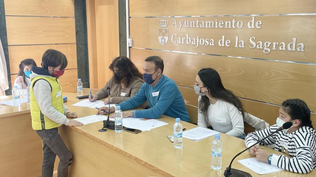 Celebración del Consejo de Niños de Carbajosa