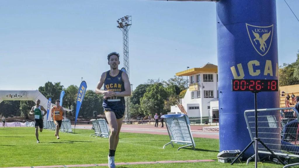 Andreu Blanes Reig durante su participación en los Campeonatos Universitario de Cross