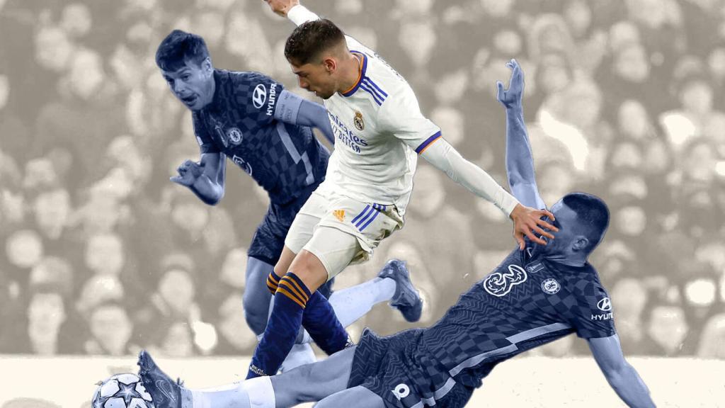Fede Valverde, en un fotomontaje.