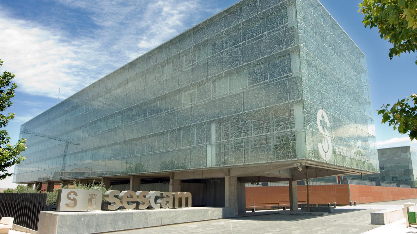 Edificio central del Sescam en Toledo.