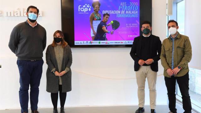 Una imagen de la presentación del torneo en Diputación.