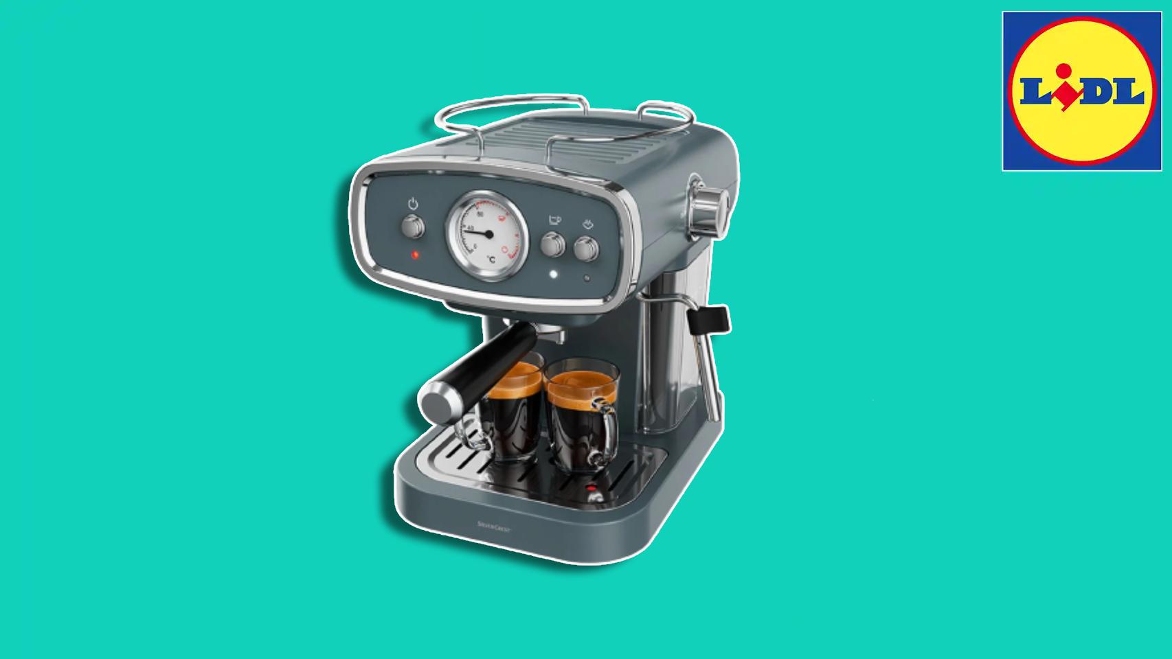 Lidl tiene a precio de chollo una cafetera con diseño retro.