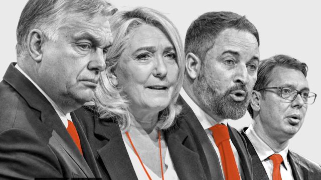 Orban, Vucic y Abascal son los Tres Tenores de Putin en Europa, junto a la Soprano Le Pen.