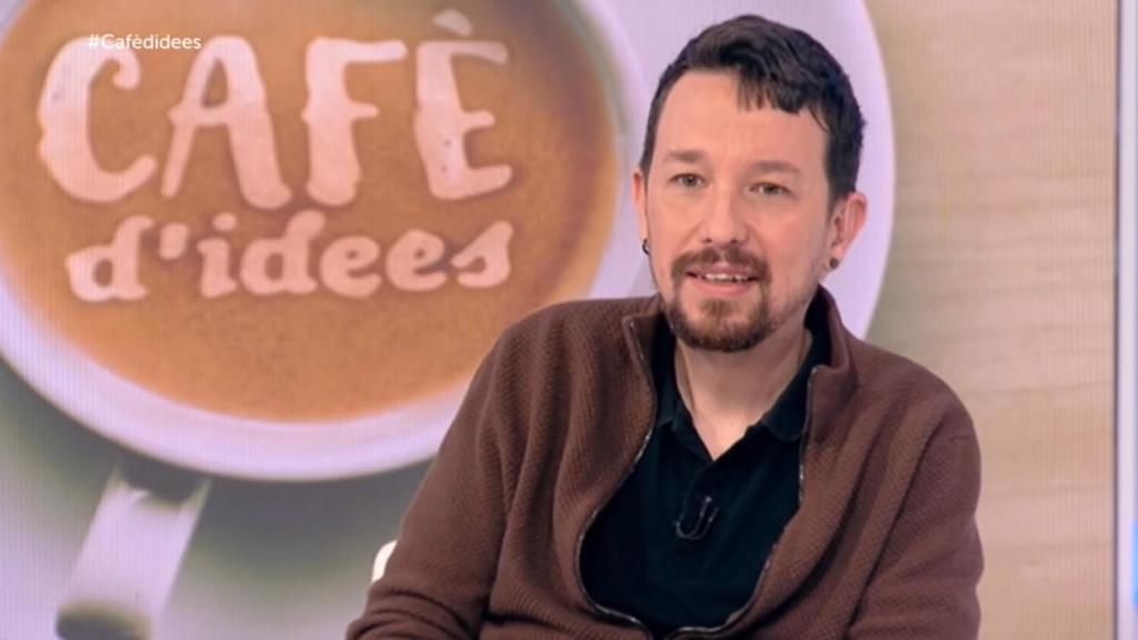El expresidente segundo del Gobierno, Pablo Iglesias, este viernes en RTVE Catalunya.