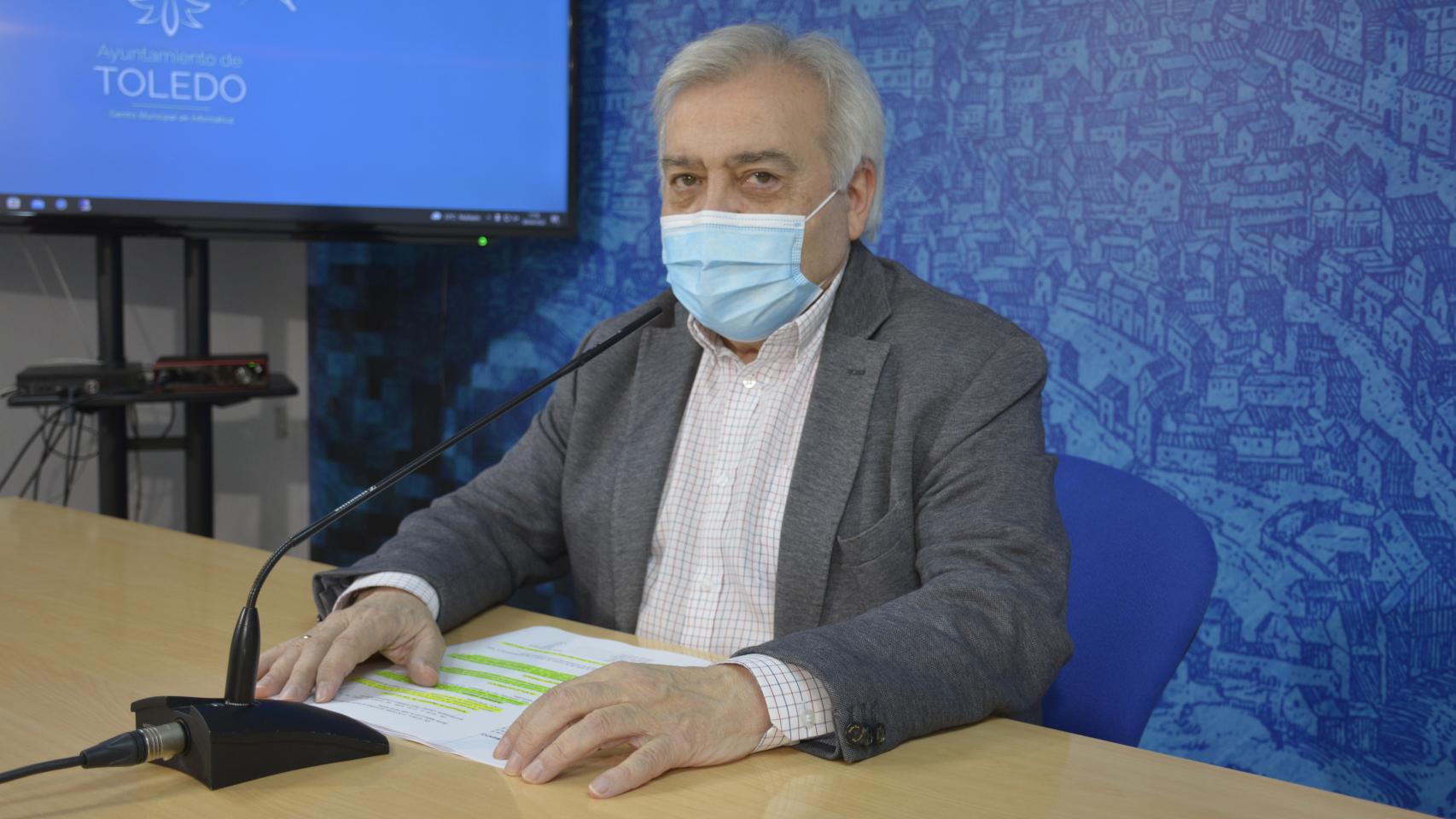 Juan José Pérez del Pino, concejal de Movilidad y Seguridad Ciudadana de Toledo.