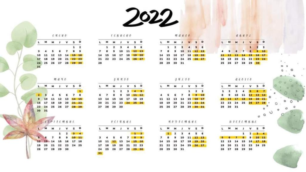 Calendario visitas.