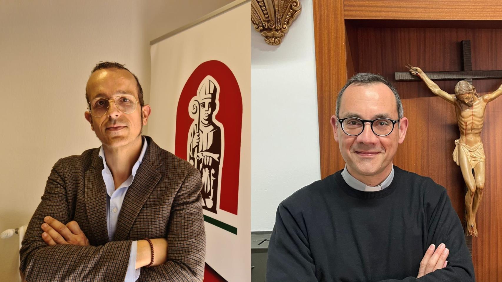Miguel Ángel Hernández, nuevo delegado episcopal de Patrimonio; y José Manuel Chillón Lorenzo, gerente económico