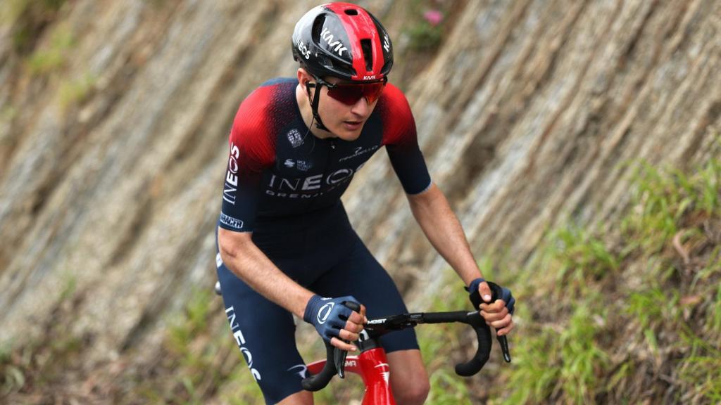 Carlos Rodríguez durante una etapa de la Itzulia