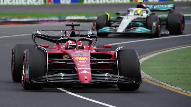 Charles Leclerc, durante el GP de Australia
