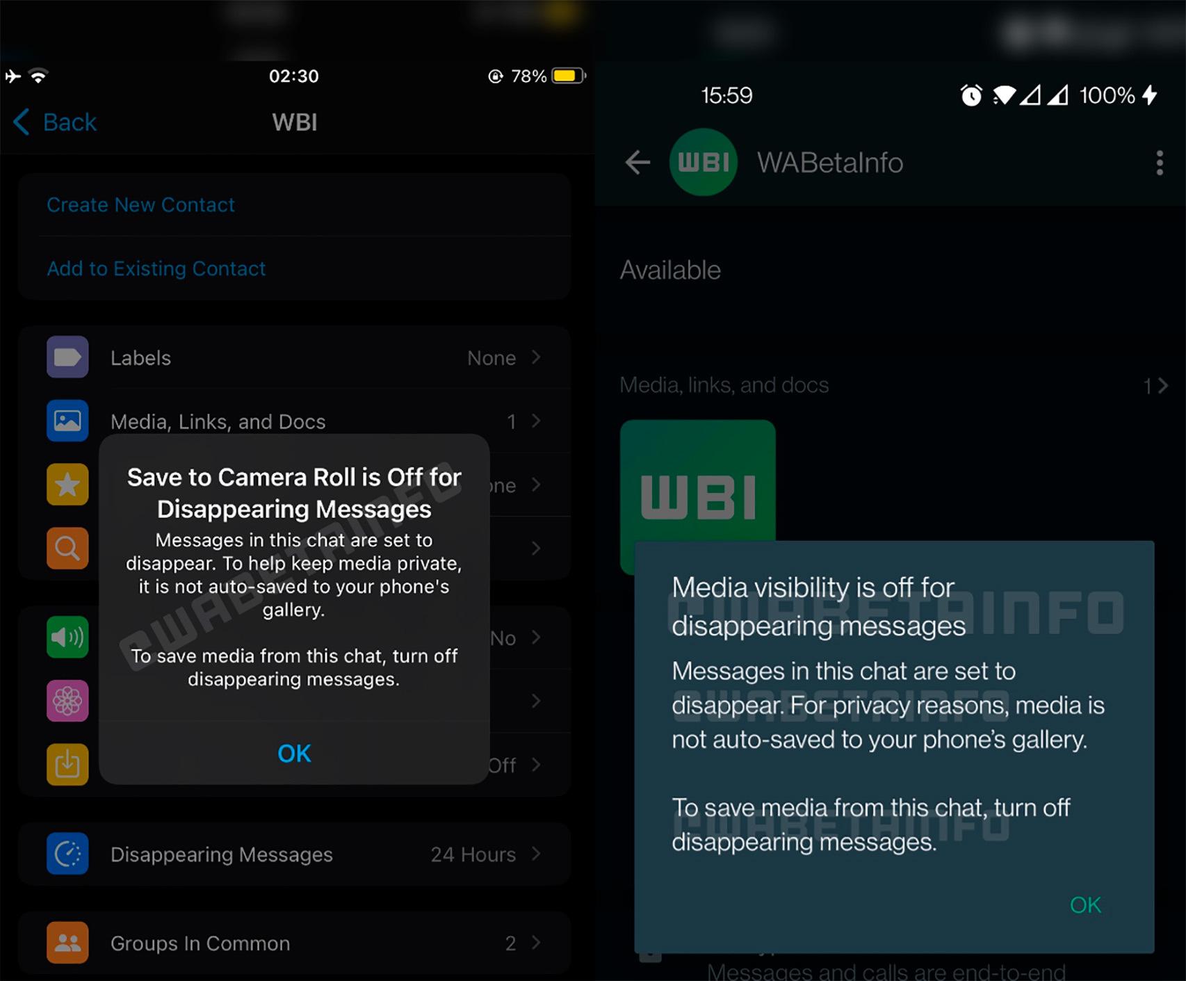 Info de WaBetaInfo