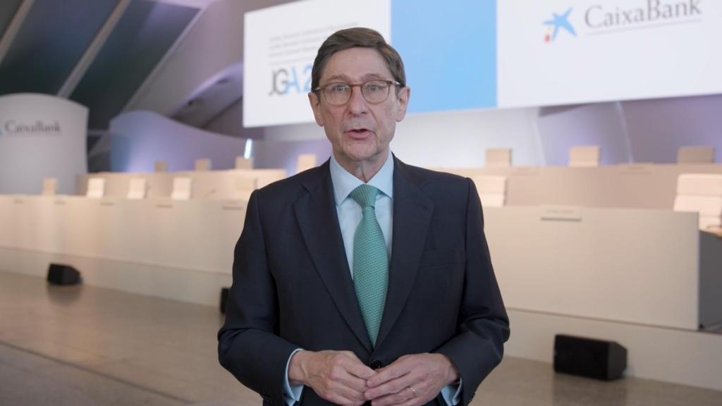 Goirigolzarri durante la presentación en la junta general ordinaria de accionistas de 2022.