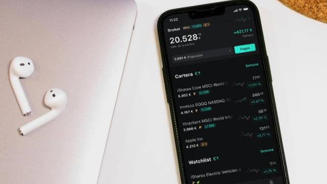 Aplicación móvil de Scalable Capital.