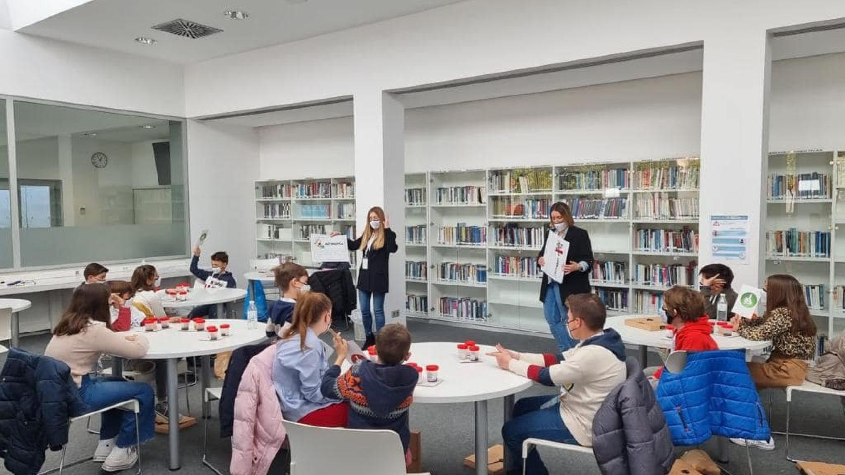 Uno de los talleres de MBA Kids.