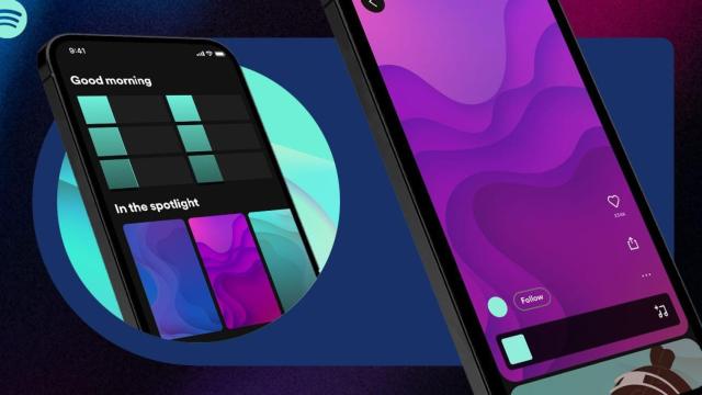 Spotify y su función Spotlight.