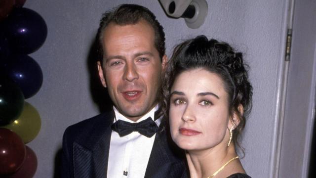 Bruce Willis y Demi Moore, en sus inicios.