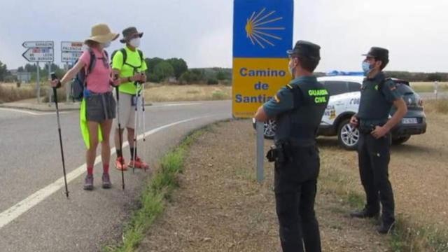 La Guardia Civil en el Camino de Santiago.