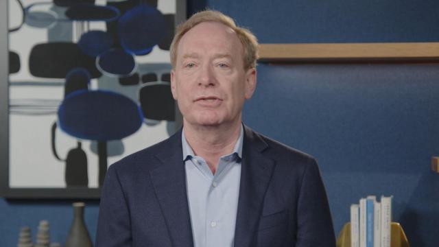 Brad Smith, presidente global de Micosoft en su intervención en 'Wake Up, Spain!' 2022.