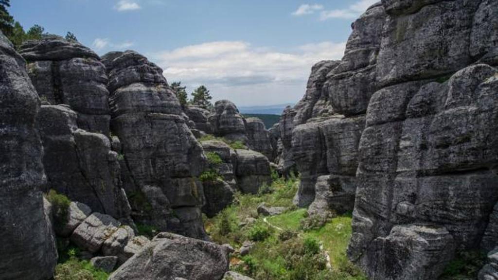 Sendero de las Calderas, en la Sierra de la Demanda