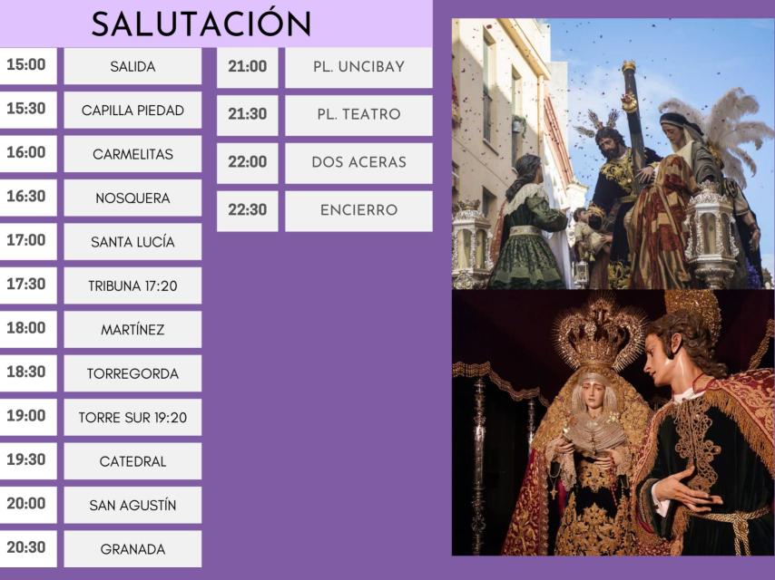 Salutación.