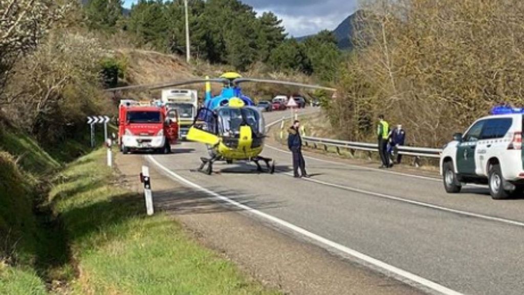 Accidente en Oña (Burgos) | Foto: @112cyl
