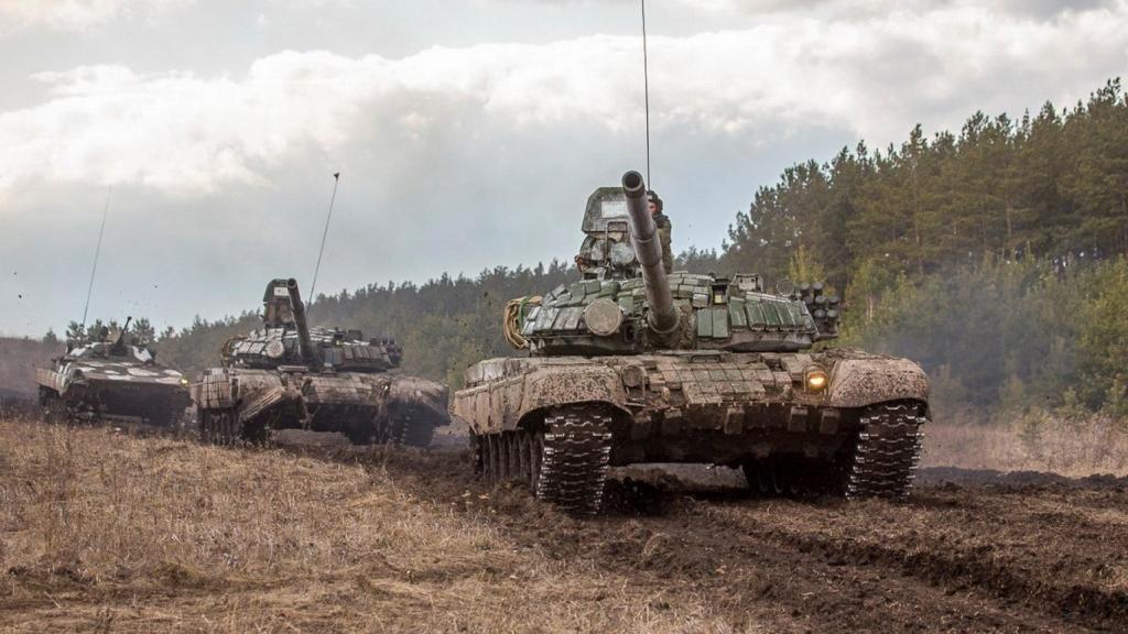 Tanques T-72 de Rusia