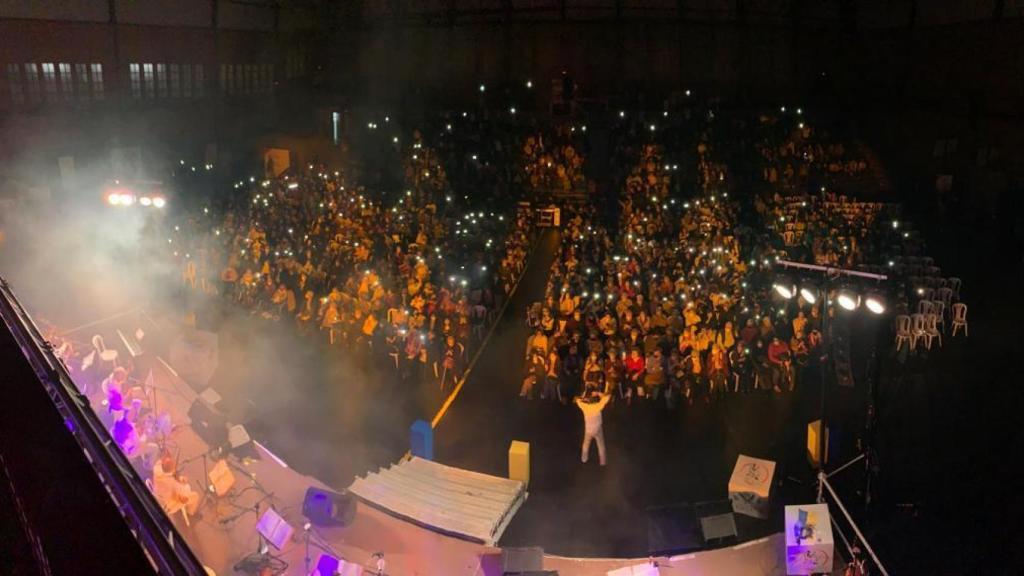 Concierto solidario en Toledo del grupo 'Candela & Son'.