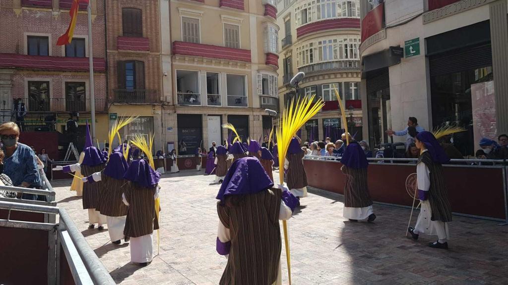 Niños del cortejo del Señor de la Pollinica.