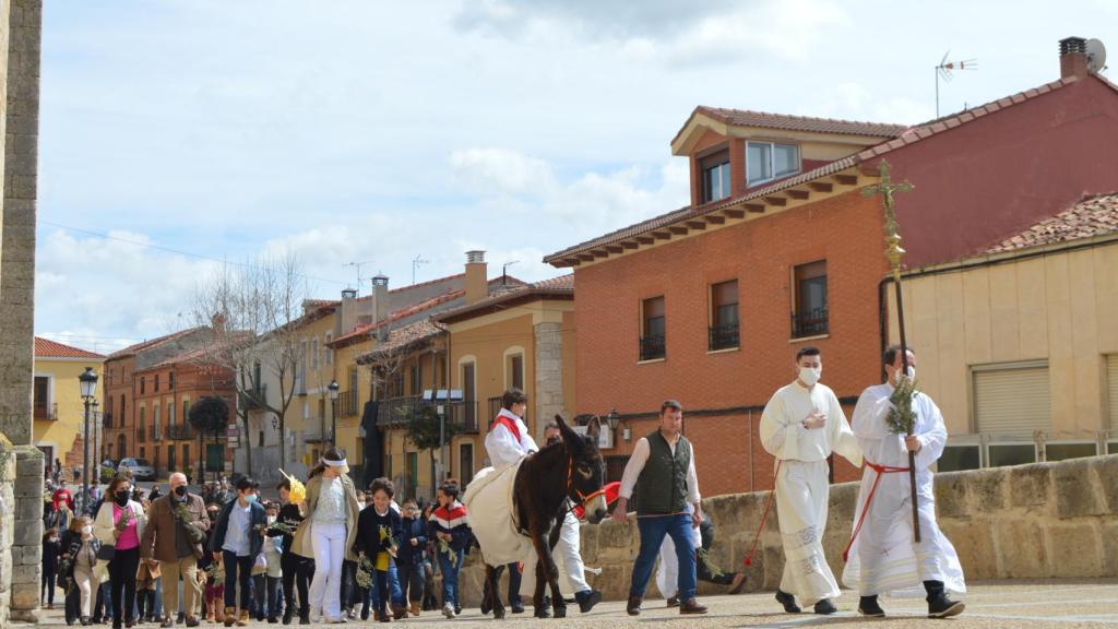 Procesión Domingo de Ramos en Cigales