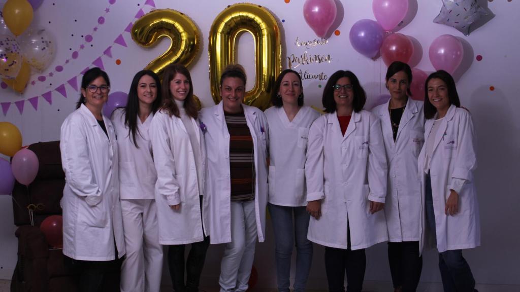 Equipo de la Asociación Parkinson Alicante.