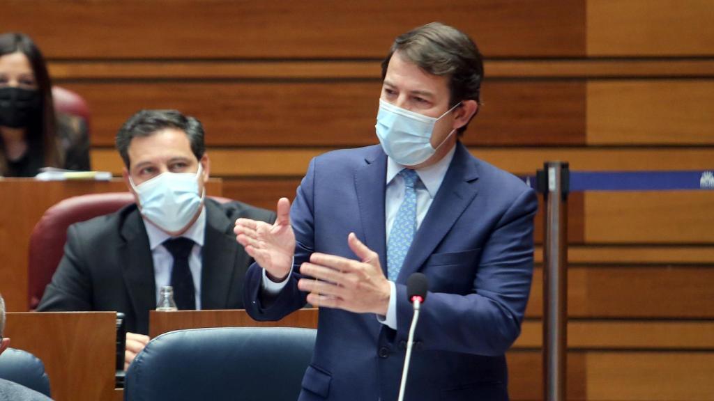 Mañueco en las Cortes, durante la pasada legislatura