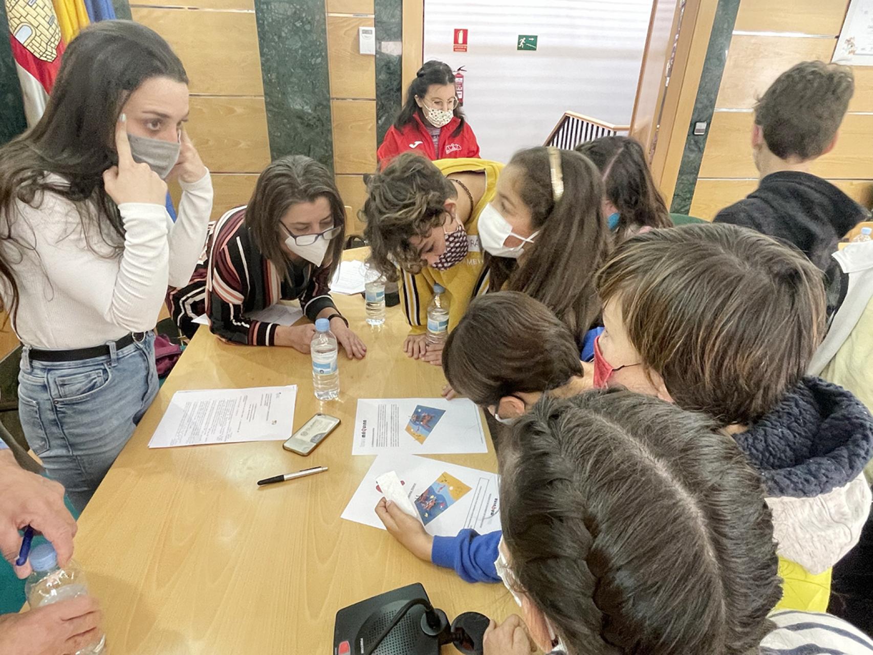 El Consejo de Niños de Carbajosa conoce el proyecto del nuevo parque infantil