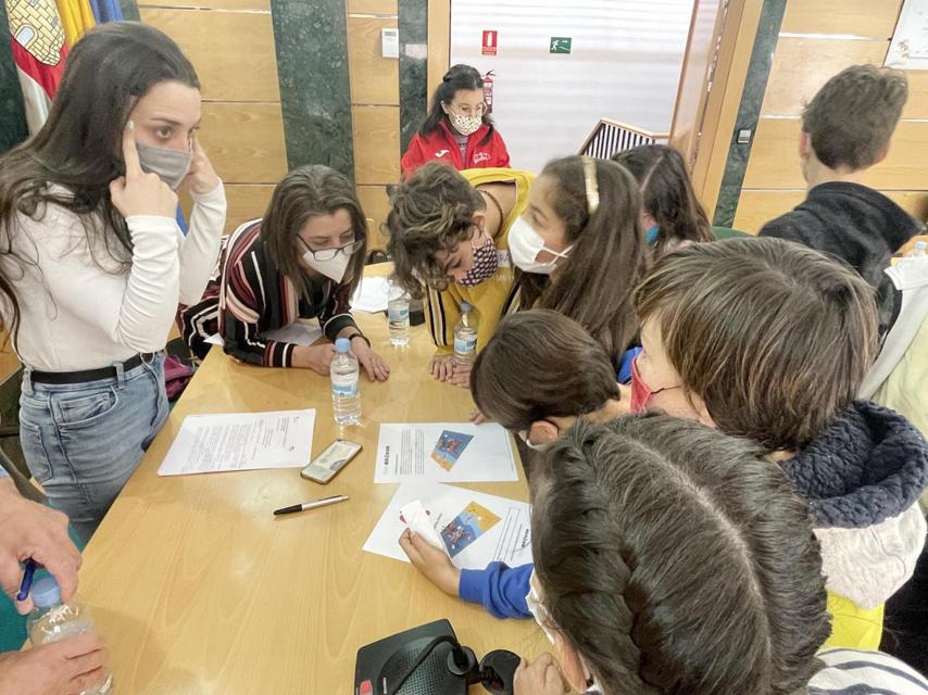 El Consejo de Niños de Carbajosa conoce el proyecto del nuevo parque infantil