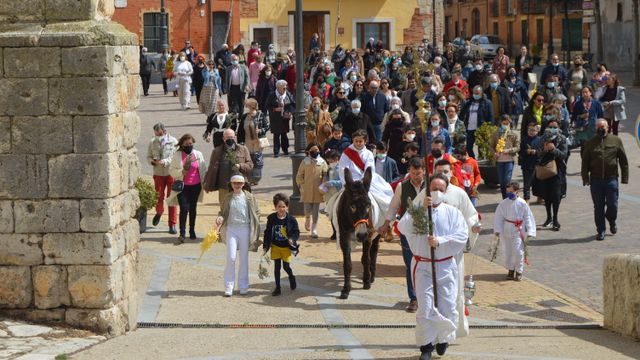 Procesión Domingo de Ramos en Cigales