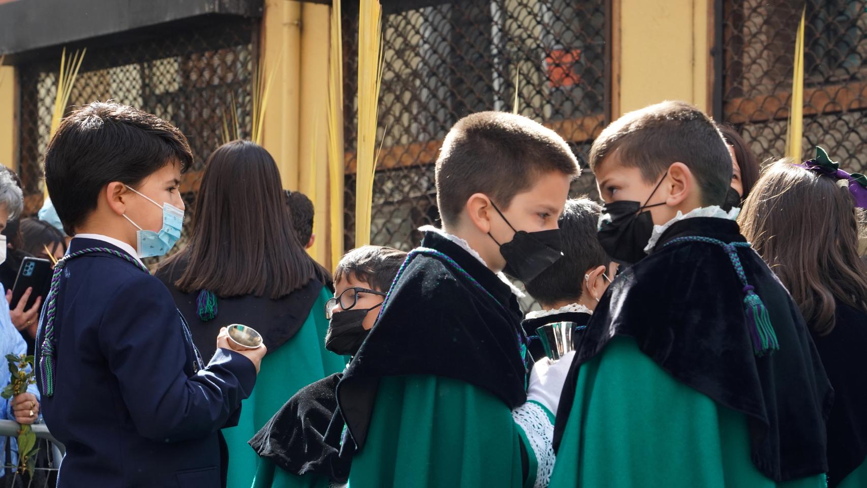 Procesión de Las Palmas del Domingo de Ramos en Valladolid