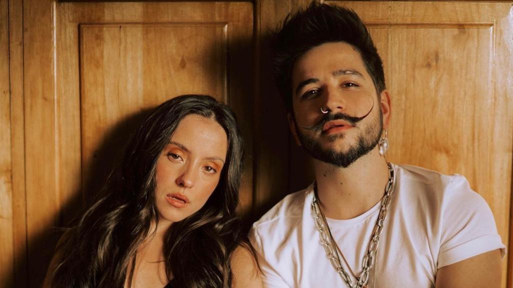Evaluna Montaner y Camilo, en una imagen de sus redes sociales.
