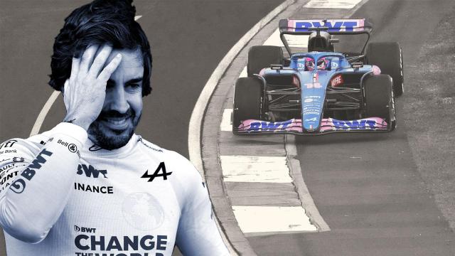 Fernando Alonso y su Alpine A522