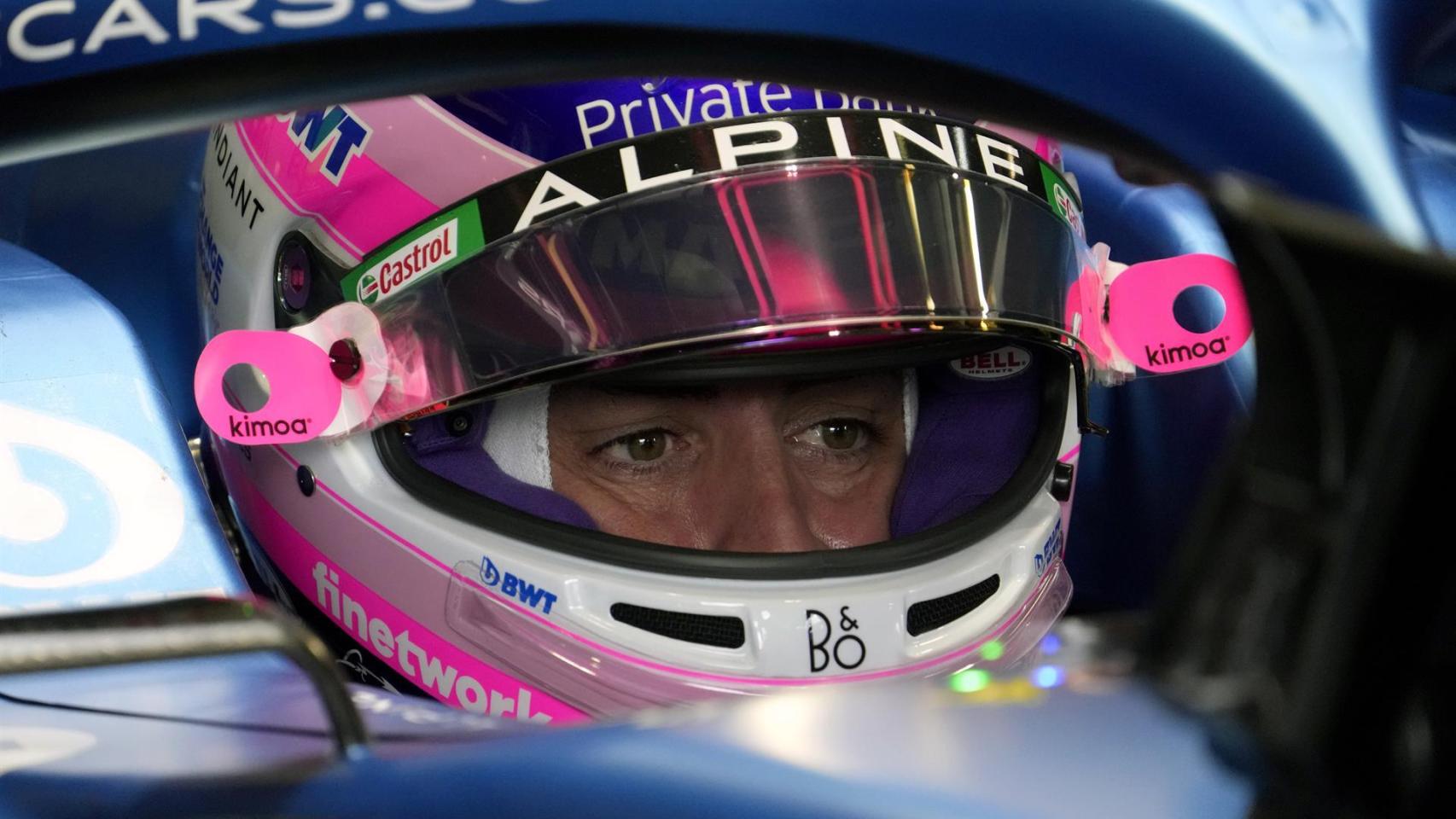 Fernando Alonso, en el Gran Premio de Australia de la Fórmula 1 2022