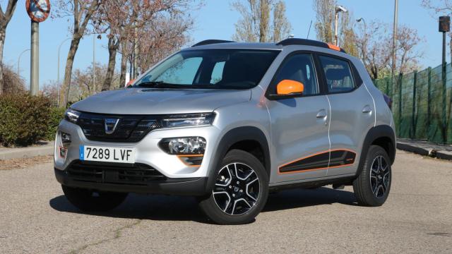 Versión probada del Dacia Spring, el coche eléctrico más barato de España.