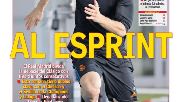 La portada del diario AS (11/04/2022)