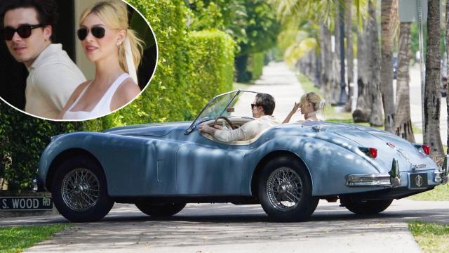 Brooklyn Beckham y Nicola Peltz tras el día de su boda.