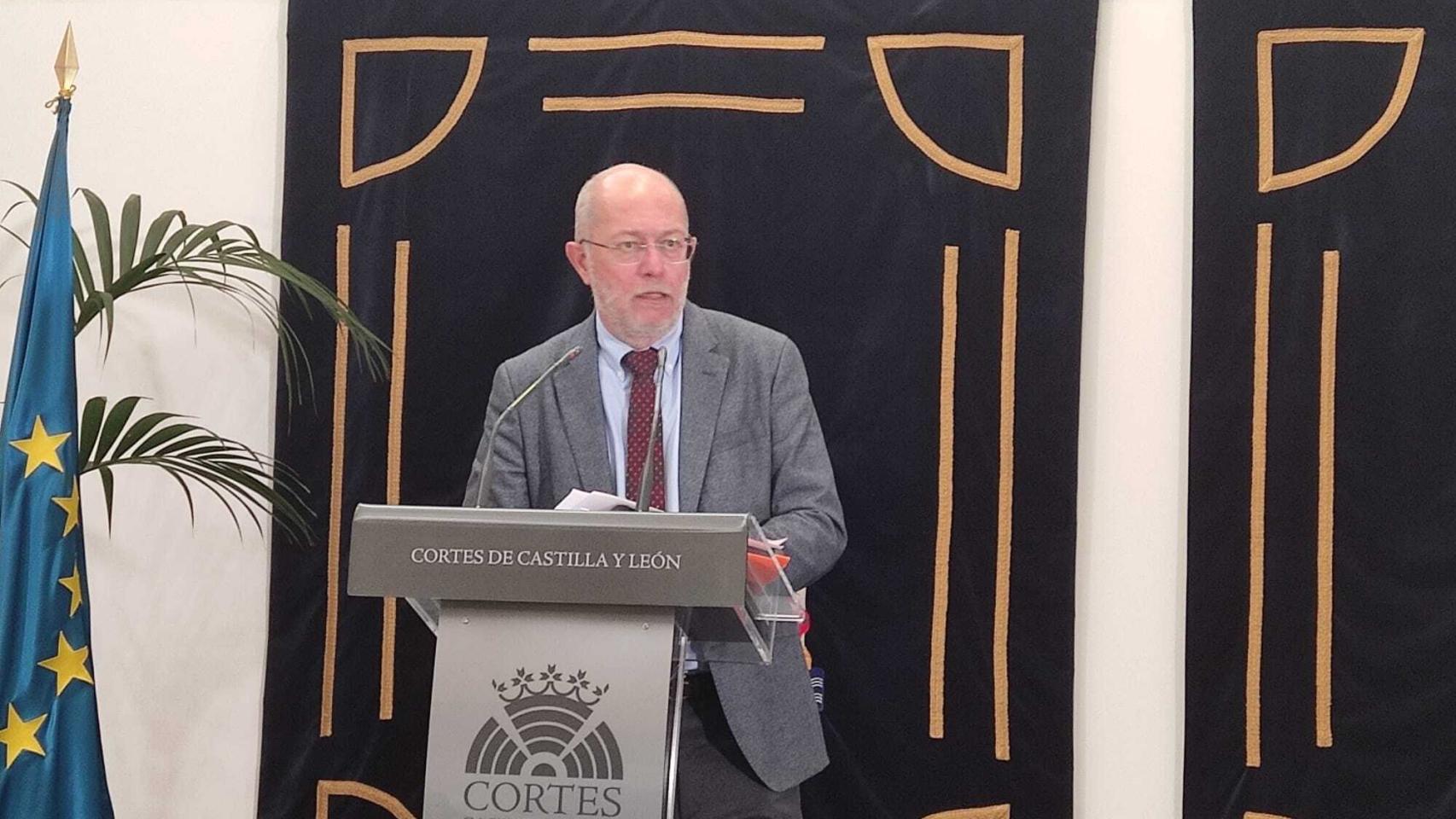 Francisco Igea en las Cortes de Castilla y León
