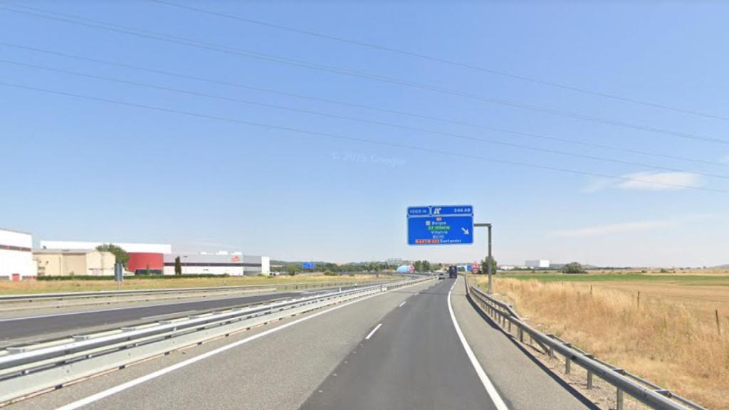 La A-1 a su paso por Burgos
